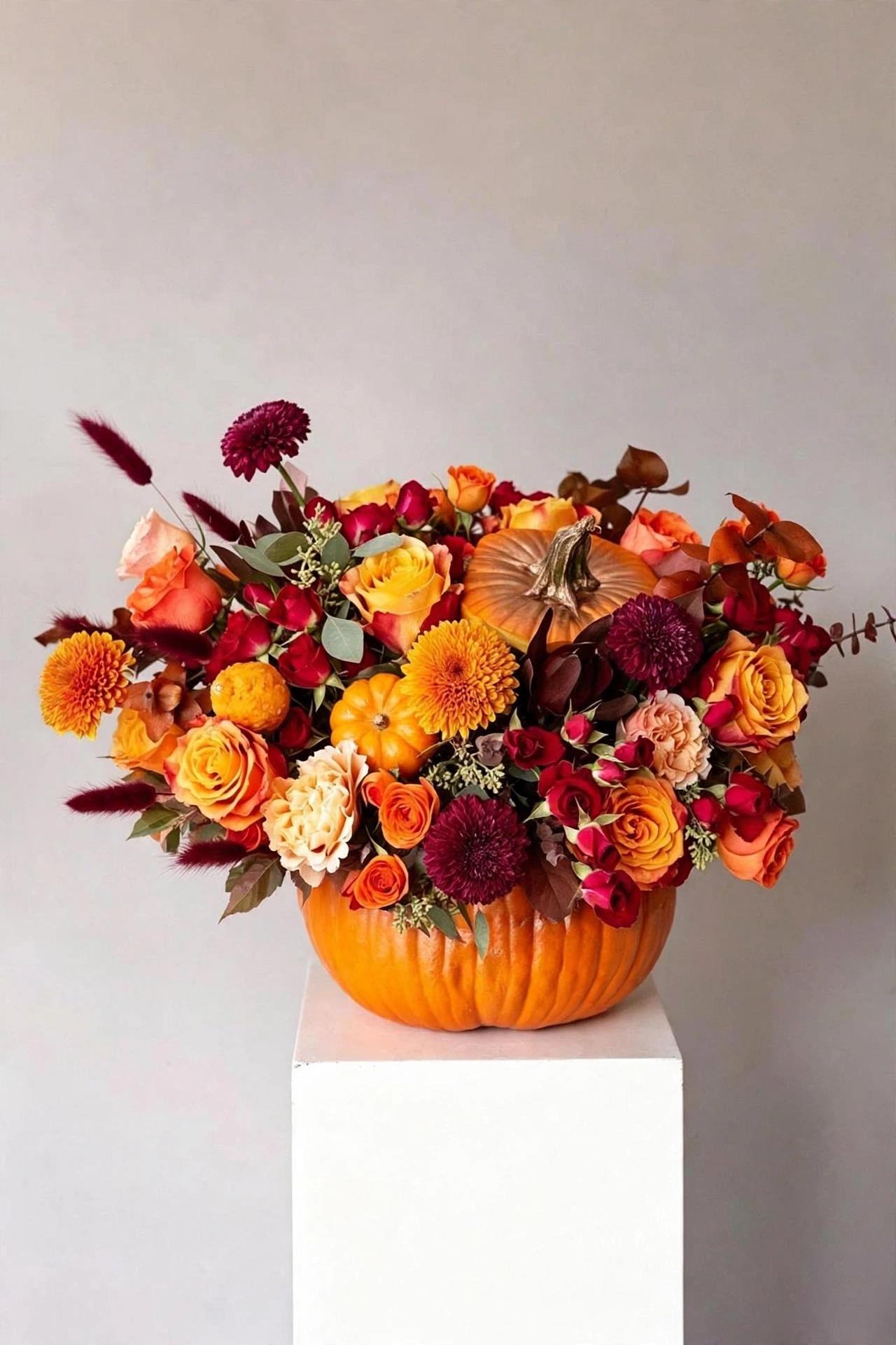 Calabaza llena de luz